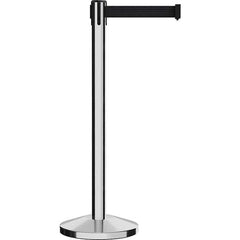 Trafford Industrial - Barrier Posts Type: Stanchion Post Color/Finish: Polished Stainless Steel - Americas Industrial Supply