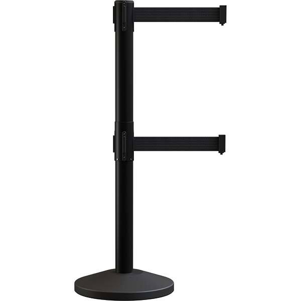 Trafford Industrial - Barrier Posts Type: Stanchion Post Color/Finish: Black - Americas Industrial Supply