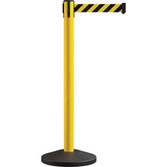 Trafford Industrial - Barrier Posts Type: Stanchion Post Color/Finish: Yellow - Americas Industrial Supply