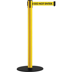 Trafford Industrial - Barrier Posts Type: Stanchion Post Color/Finish: Yellow - Americas Industrial Supply