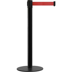 Trafford Industrial - Barrier Posts Type: Stanchion Post Color/Finish: Black - Americas Industrial Supply