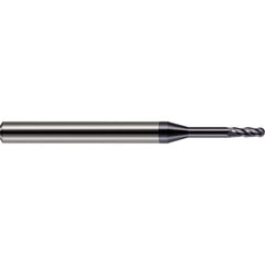 Harvey Tool - Ball End Mills; Mill Diameter (Inch): 1/16 ; Mill Diameter (Decimal Inch): 0.0620 ; Number of Flutes: 4 ; Length of Cut (Decimal Inch): 0.1860 ; Material: Solid Carbide ; Overall Length (Inch): 1-1/2 - Exact Industrial Supply