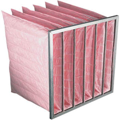 PRO-SOURCE - Bag & Cube Air Filters; Filter Type: Pocket Filter ; Nominal Height (Inch): 20 ; Nominal Width (Inch): 20 ; Nominal Depth (Inch): 22 ; Integrated Frame: Yes ; Particle Capture Efficiency (%): 80-85 - Exact Industrial Supply