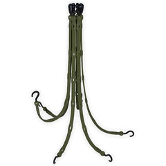 The Perfect Bungee - Stretch Tie Downs Type: FlexWeb Tie Down End Type: Molded in Hook & Safety Clasp; Molded Nylon Hook End; Overmolded Nylon Hook End - Americas Industrial Supply