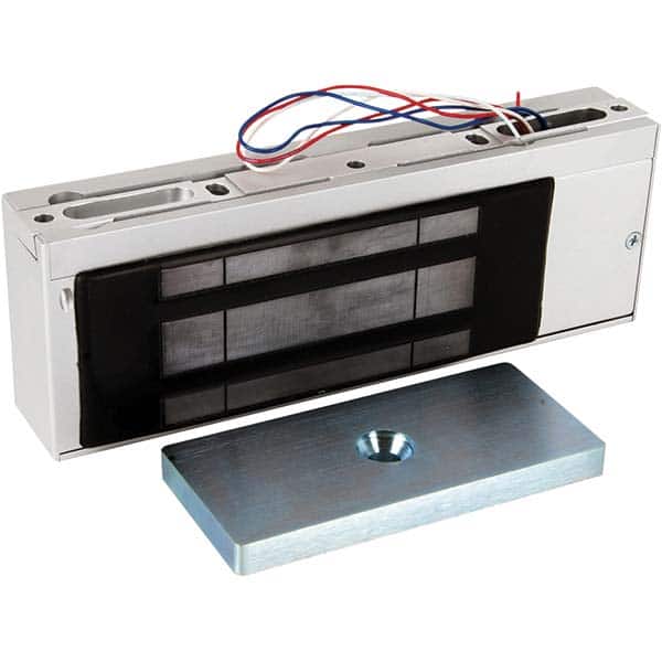 Securitron - Electromagnet Locks Average Magnetic Pull (Lb.): 1200.000 (Pounds) Length (Inch): 10-1/2 - Americas Industrial Supply