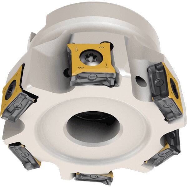 Iscar - Indexable Square-Shoulder Face Mills Cutting Diameter (mm): 127.00 Cutting Diameter (Decimal Inch): 5.0000 - Americas Industrial Supply