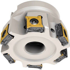 Iscar - Indexable Square-Shoulder Face Mills Cutting Diameter (mm): 100.00 Cutting Diameter (Decimal Inch): 3.9370 - Americas Industrial Supply