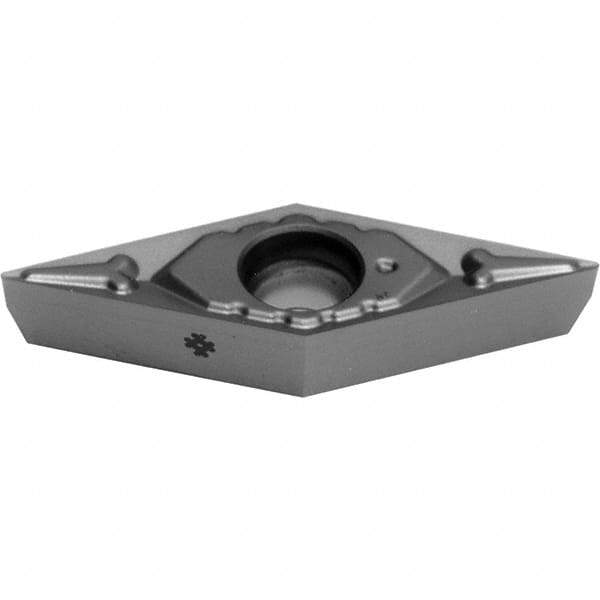 Sumitomo - VCGT221 MEFC Grade AC5015S Carbide Turning Insert - TiAlSiN Finish, 35° Diamond, 1/4" Inscr Circle, 1/8" Thick, 0.0156" Corner Radius - Americas Industrial Supply