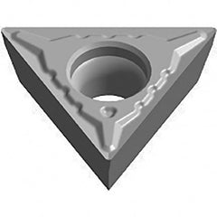 Sumitomo - TPGT220.5 MEFC Grade AC5015S Carbide Turning Insert - TiAlSiN Finish, 60° Triangle, 1/4" Inscr Circle, 1/8" Thick, 0.0078" Corner Radius - Americas Industrial Supply