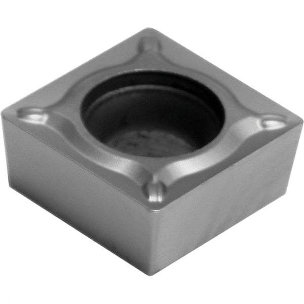 Sumitomo - SCMT32.52 ESU Grade AC5015S Carbide Turning Insert - TiAlSiN Finish, 90° Square, 3/8" Inscr Circle, 3/16" Thick, 0.0313" Corner Radius - Americas Industrial Supply