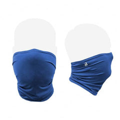 Badger Sport - Pack of (100), Size L/XL Royal Blue Gaiter Design Washable Face Mask - Americas Industrial Supply