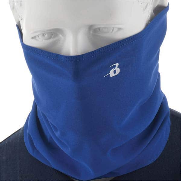 PRO-SAFE - Pack of (10), Size L/XL Royal Blue Gaiter Design Washable Face Mask - Americas Industrial Supply