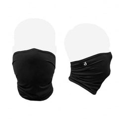 PRO-SAFE - Pack of (10), Size S/M Black Gaiter Design Washable Face Mask - Americas Industrial Supply