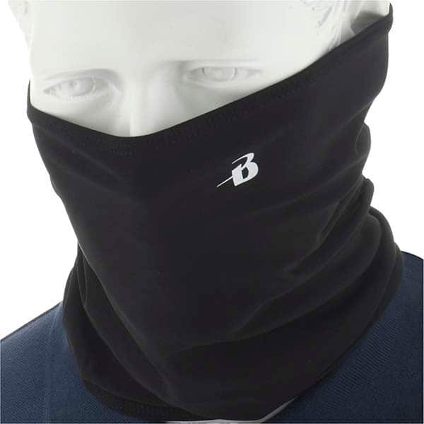 PRO-SAFE - Pack of (10), Size L/XL Black Gaiter Design Washable Face Mask - Americas Industrial Supply