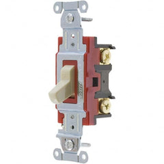 Bryant Electric - Wall & Dimmer Light Switches Switch Type: Three Way Switch Operation: Toggle - Americas Industrial Supply