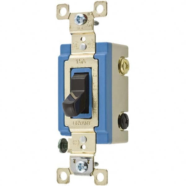 Bryant Electric - Wall & Dimmer Light Switches Switch Type: Four Way Switch Operation: Toggle - Americas Industrial Supply