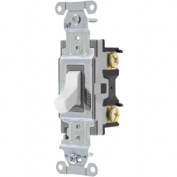 Bryant Electric - Wall & Dimmer Light Switches Switch Type: NonDimmer Switch Operation: Toggle - Americas Industrial Supply