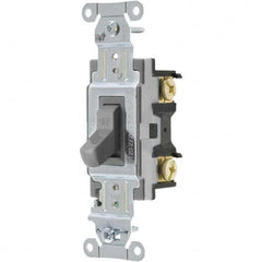 Bryant Electric - Wall & Dimmer Light Switches Switch Type: NonDimmer Switch Operation: Toggle - Americas Industrial Supply