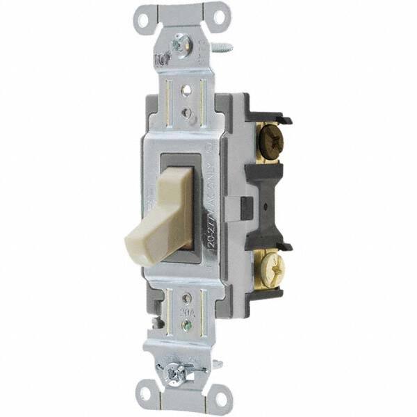 Bryant Electric - Wall & Dimmer Light Switches Switch Type: Four Way Switch Operation: Toggle - Americas Industrial Supply