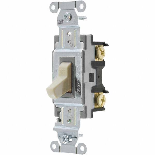 Bryant Electric - Wall & Dimmer Light Switches Switch Type: NonDimmer Switch Operation: Toggle - Americas Industrial Supply