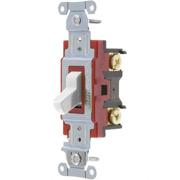 Bryant Electric - Wall & Dimmer Light Switches Switch Type: Four Way Switch Operation: Toggle - Americas Industrial Supply