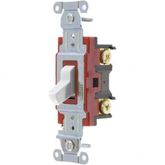 Bryant Electric - Wall & Dimmer Light Switches Switch Type: Four Way Switch Operation: Toggle - Americas Industrial Supply