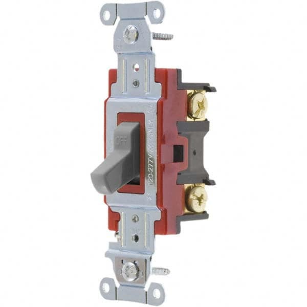 Bryant Electric - Wall & Dimmer Light Switches Switch Type: Three Way Switch Operation: Toggle - Americas Industrial Supply