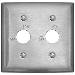 Bryant Electric - Wall Plates Wall Plate Type: Switch Plates Color: Metallic - Americas Industrial Supply