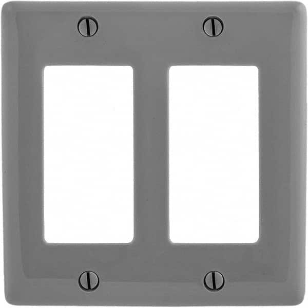 Bryant Electric - Wall Plates Wall Plate Type: Outlet Wall Plates Color: Gray - Americas Industrial Supply