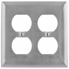 Bryant Electric - Wall Plates Wall Plate Type: Outlet Wall Plates Color: Metallic - Americas Industrial Supply