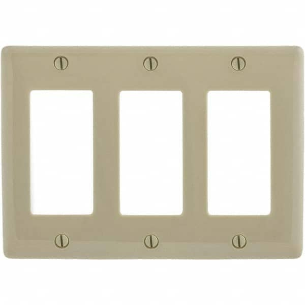 Bryant Electric - Wall Plates Wall Plate Type: Outlet Wall Plates Color: Ivory - Americas Industrial Supply