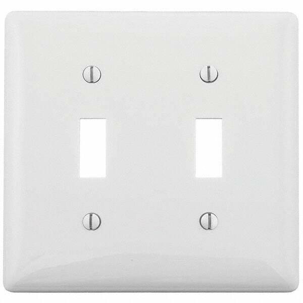 Bryant Electric - Wall Plates Wall Plate Type: Switch Plates Color: White - Americas Industrial Supply