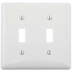 Bryant Electric - Wall Plates Wall Plate Type: Switch Plates Color: White - Americas Industrial Supply