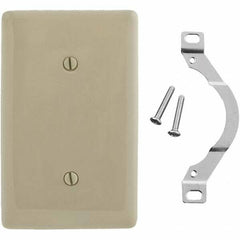 Bryant Electric - Wall Plates Wall Plate Type: Blank Wall Plate Color: Ivory - Americas Industrial Supply