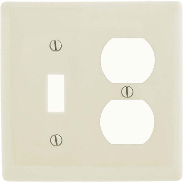 Bryant Electric - Wall Plates Wall Plate Type: Combination Wall Plates Color: Light Almond - Americas Industrial Supply