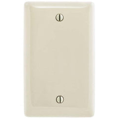 Bryant Electric - Wall Plates Wall Plate Type: Blank Wall Plate Color: Light Almond - Americas Industrial Supply