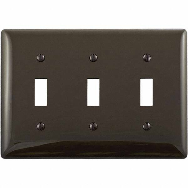 Bryant Electric - Wall Plates Wall Plate Type: Switch Plates Color: Brown - Americas Industrial Supply