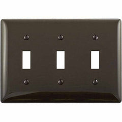 Bryant Electric - Wall Plates Wall Plate Type: Switch Plates Color: Brown - Americas Industrial Supply