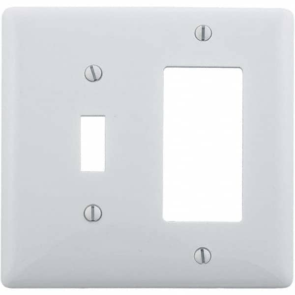 Bryant Electric - Wall Plates Wall Plate Type: Combination Wall Plates Color: White - Americas Industrial Supply