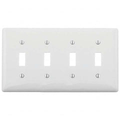 Bryant Electric - Wall Plates Wall Plate Type: Switch Plates Color: White - Americas Industrial Supply