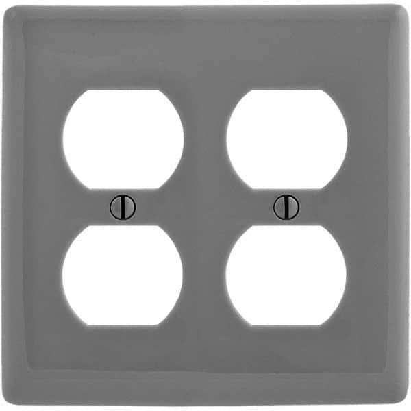 Bryant Electric - Wall Plates Wall Plate Type: Outlet Wall Plates Color: Gray - Americas Industrial Supply