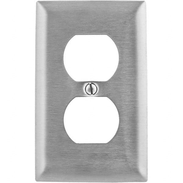 Bryant Electric - Wall Plates Wall Plate Type: Outlet Wall Plates Color: Metallic - Americas Industrial Supply