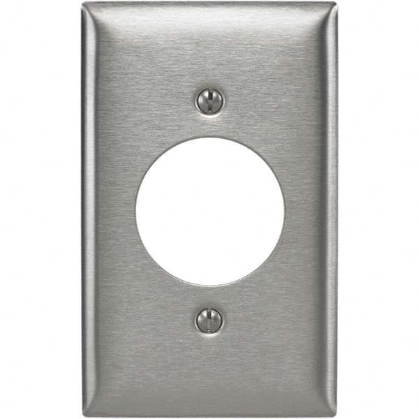 Bryant Electric - Wall Plates Wall Plate Type: Outlet Wall Plates Color: Metallic - Americas Industrial Supply