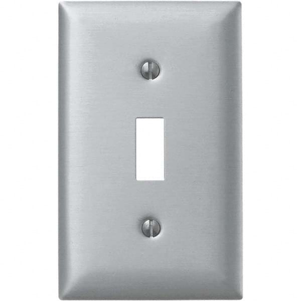 Bryant Electric - Wall Plates Wall Plate Type: Switch Plates Color: Metallic - Americas Industrial Supply