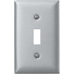 Bryant Electric - Wall Plates Wall Plate Type: Switch Plates Color: Metallic - Americas Industrial Supply