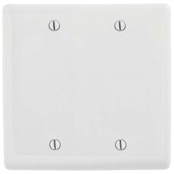 Bryant Electric - Wall Plates Wall Plate Type: Blank Wall Plate Color: White - Americas Industrial Supply