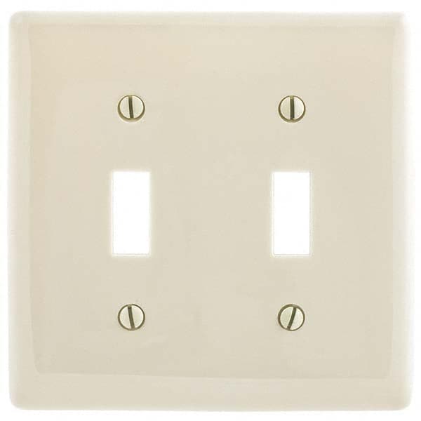 Bryant Electric - Wall Plates Wall Plate Type: Switch Plates Color: Light Almond - Americas Industrial Supply