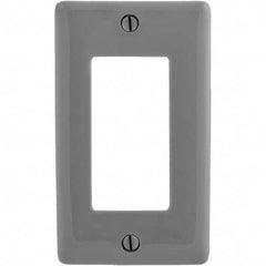 Bryant Electric - Wall Plates Wall Plate Type: Outlet Wall Plates Color: Gray - Americas Industrial Supply