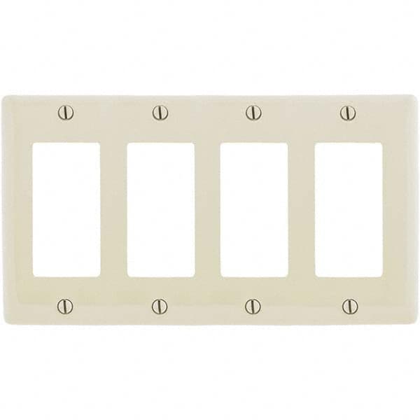 Bryant Electric - Wall Plates Wall Plate Type: Outlet Wall Plates Color: Light Almond - Americas Industrial Supply