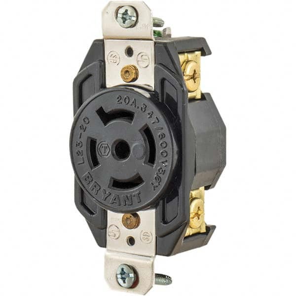 Bryant Electric - Twist Lock Receptacles Receptacle/Part Type: Receptacle Gender: Female - Americas Industrial Supply